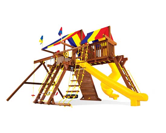 25E King Kong Castle Pkg V with 270 Spiral Slide