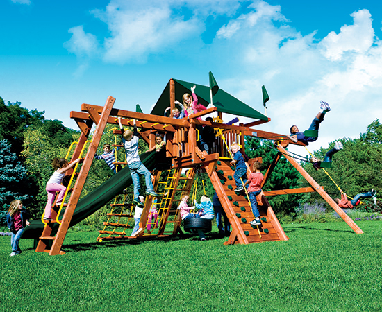 21E Monster Castle Pkg III Forest Green