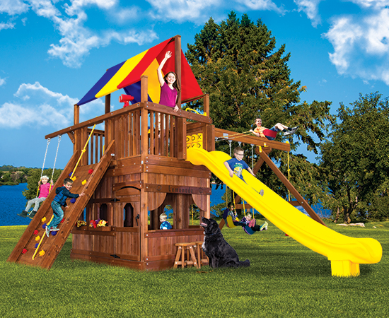 41B Monster Clubhouse Pkg II with Playhouse and More